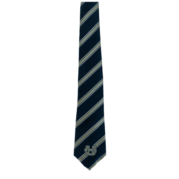 men's striped u-state tie